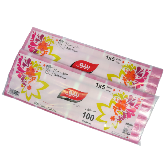 Picture of Bebo Table Cover 100 Pieces – 5×1 Roll