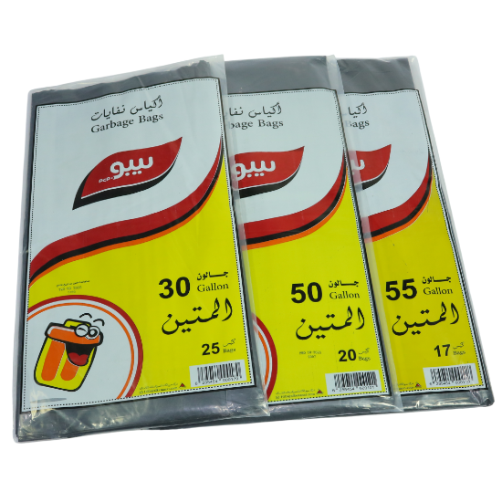 Picture of Heavy Duty 55/50/30 Gallon Trash Bags