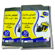 صورة أكياس نفايات 55/50/30 جالون – أبو ربطة كبير - كرتونة